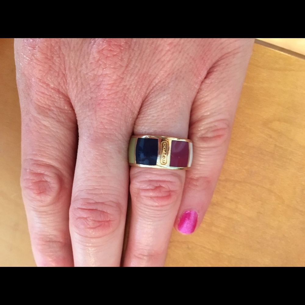 Coach ring Heritage multicolor